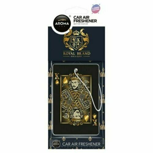 AROMA Car Air Freshener Royal Brand K King Ice Hearts S76830