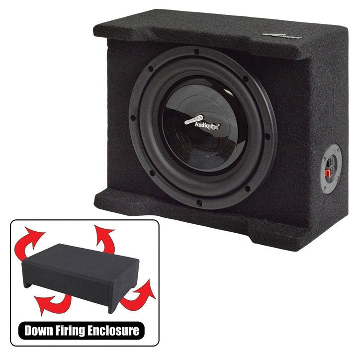 AUDIO PIPE Speaker Box Car 8" APSB-8BDF Sub Sealed Shallow Mount