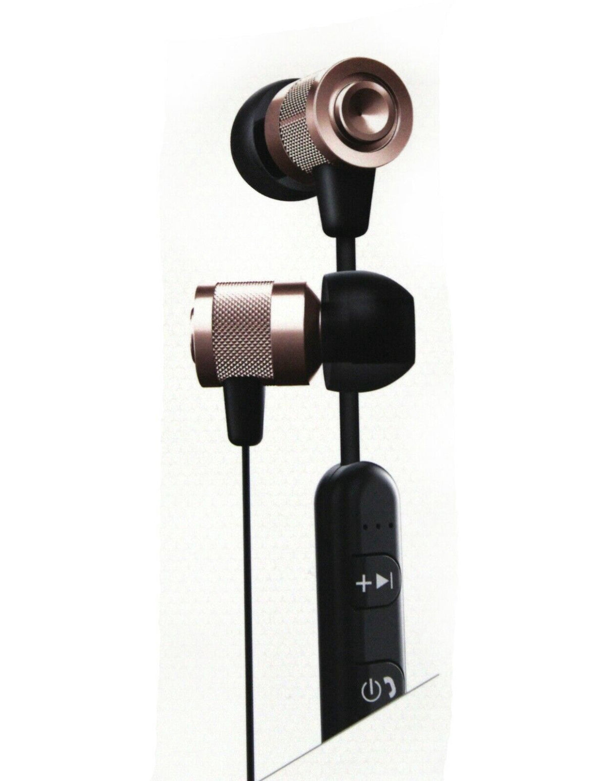 SHARPER IMAGE Earpiece SBT541RG Rose Gold TANGLE-FREE Wireless Earbuds