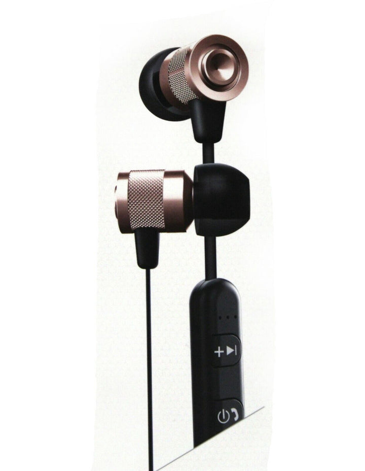 SHARPER IMAGE Earpiece SBT541RG Rose Gold TANGLE-FREE Wireless Earbuds