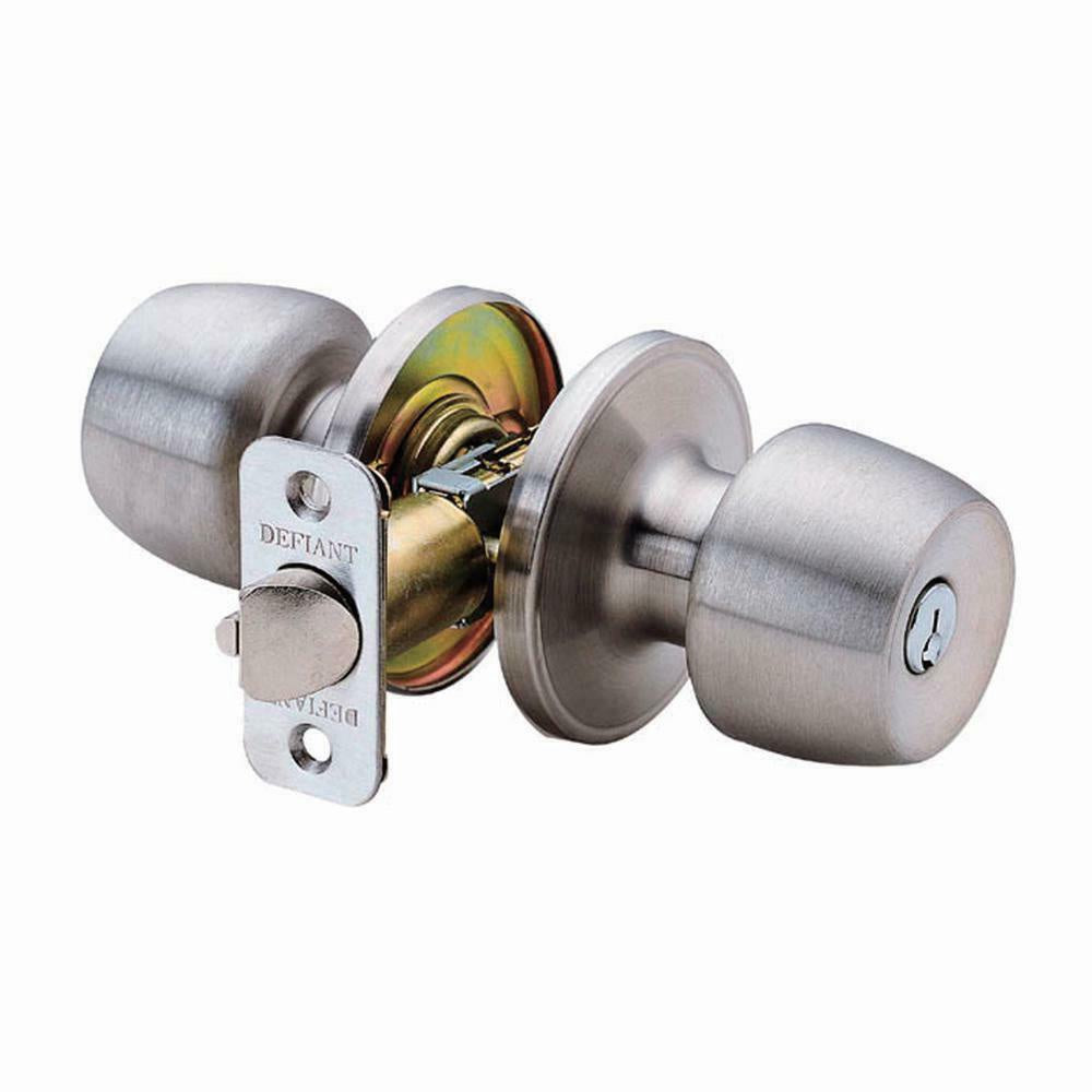 DEFIANT Lock Entry Knob 154 644 Stainless Steel