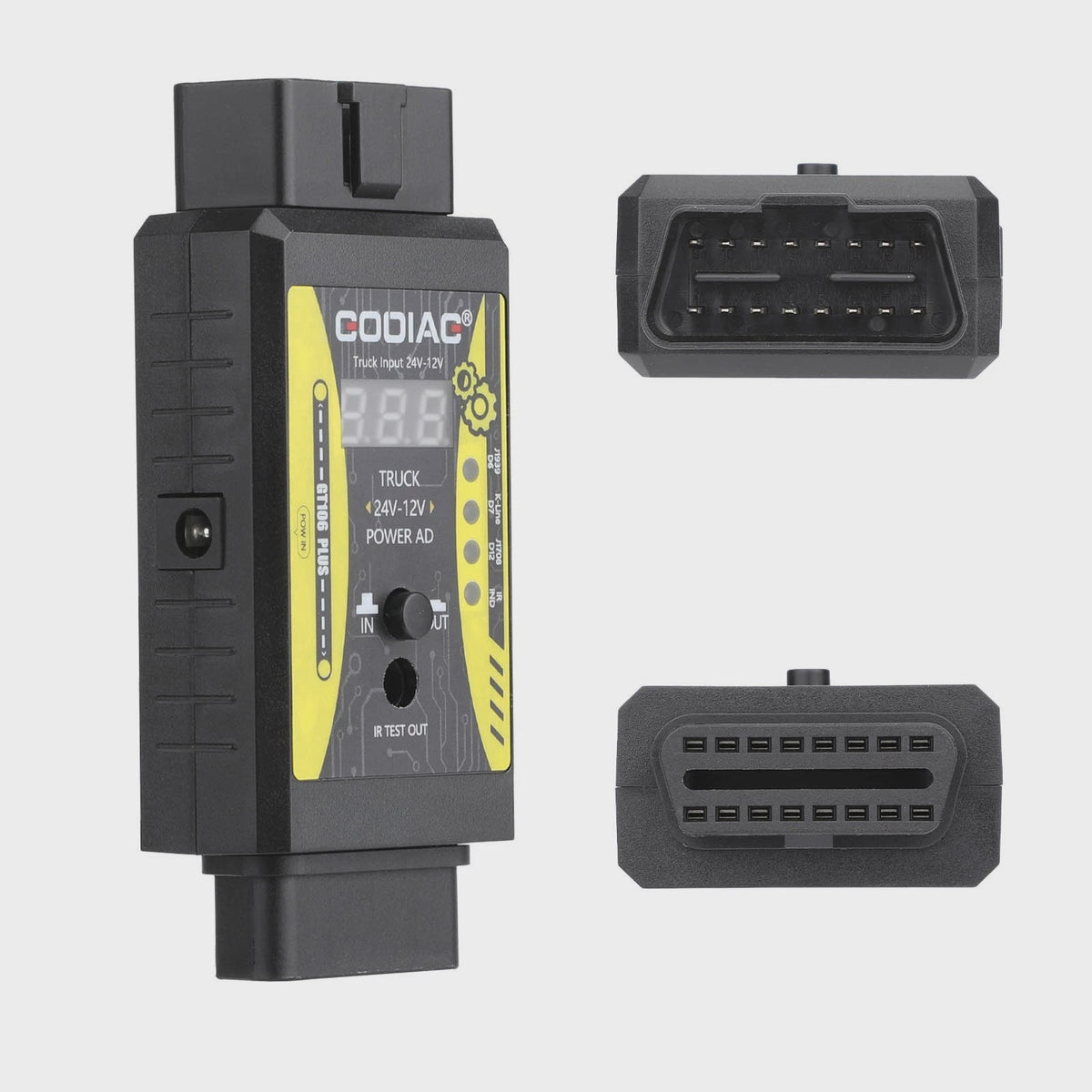 GODIAG Obd Adapter 24V to 12V GT106 Plus for Trucks