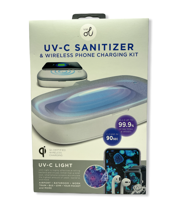 Phone UV-C Sanitizer Vie Oli OLID1083SL Wireless Phone Charging Kit