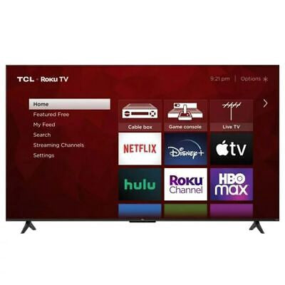 TCL Television 55" 55S21 Smart LED 4K UHD Hdr Roku TV