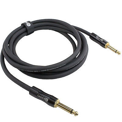 BLASTKING Lead 1/4 Male Mono to 1/4 Male Mono 50' IBKE-CQQ14-50 14G