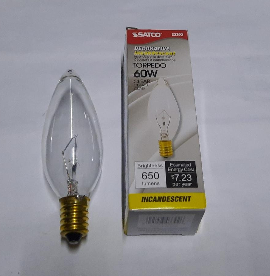 SATCO Bulb E14 Chandelier 60W 110V S3392