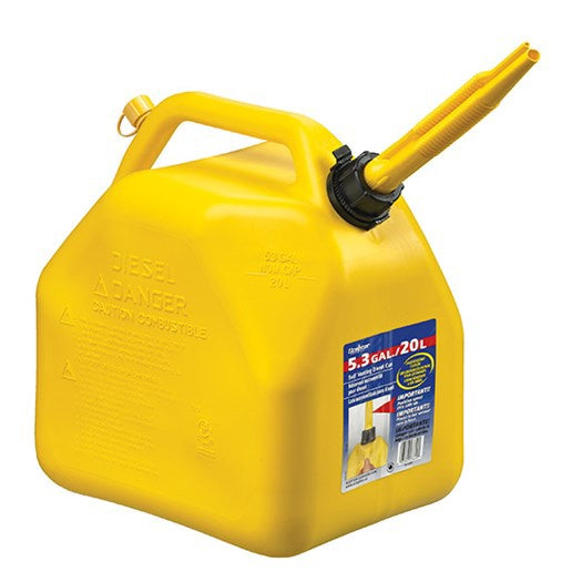 SCEPTER Jar Diesel Yellow 07649 20L 5.3GAL Jerry Can