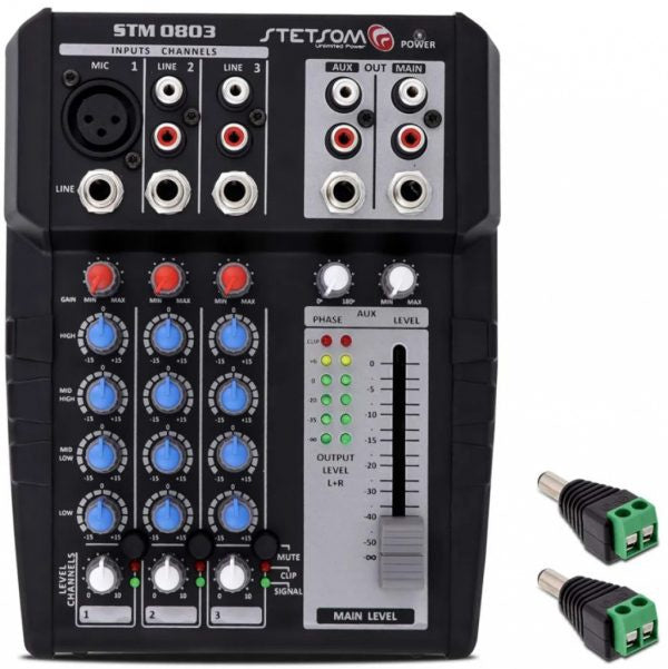 STETSOM Mixer STM0803 3CH 12V Car