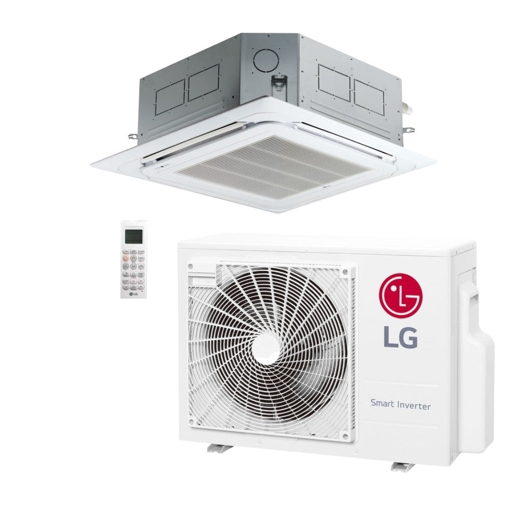 LG Air Conditioner Split Cassette 18000BTU 220V Inverter ATUQ22GPLA4 ATNQ22GPLA4 + Panel PT-UMC1 PT-MCHW0 Kit