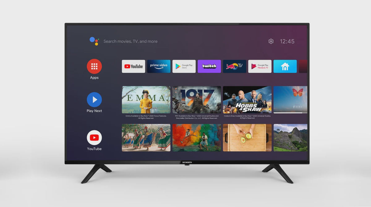 SKYWORTH Television 75" 75G66G 4K Google TV Android Smart LED