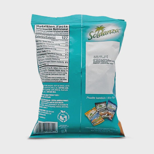 SOLDANZA Snacks Ripe Plantain Chips 42G 1.48OZ