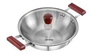 Tri Ply Stainless Steel Deep Frying Pan w Lid-2.5L (SSD25G)