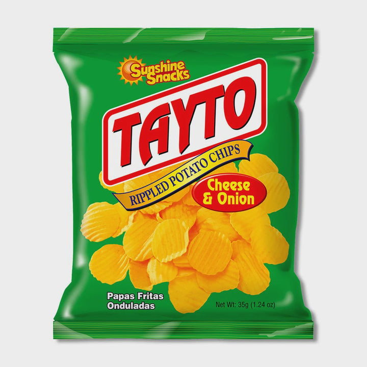 SUNSHINE SNACKS Ripples Potato Chips Cheese & Onion 35G 1.24OZ