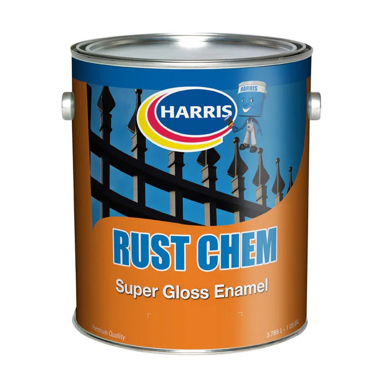 HARRIS Paint Rust Chem Enamel Safety Yellow Gallon
