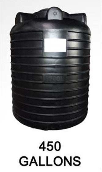 GAFOOR Water Tank 450 Gal 1700 Litres Black