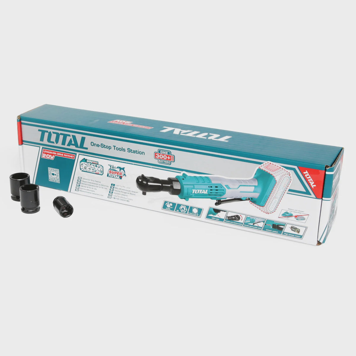 TOTAL Drill Gun Ratchet Drive 3/8" TDRLI2060151 20V Lithium Ion No Battery and Charger