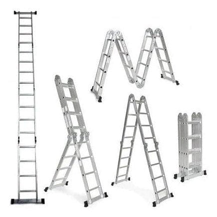 TOTAL Ladder 4 X 4 Step Multi Purpose Aluminium THLAD04441