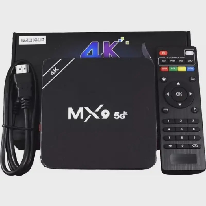 TV Box Android 11.1 8G+128G MX9 5G 4K
