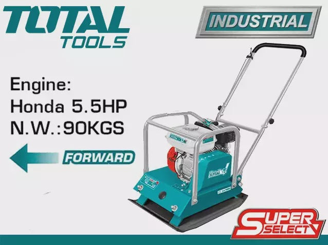 TOTAL Compactor Plate TP7100-1 90KG Gas with Honda GX160 Engine