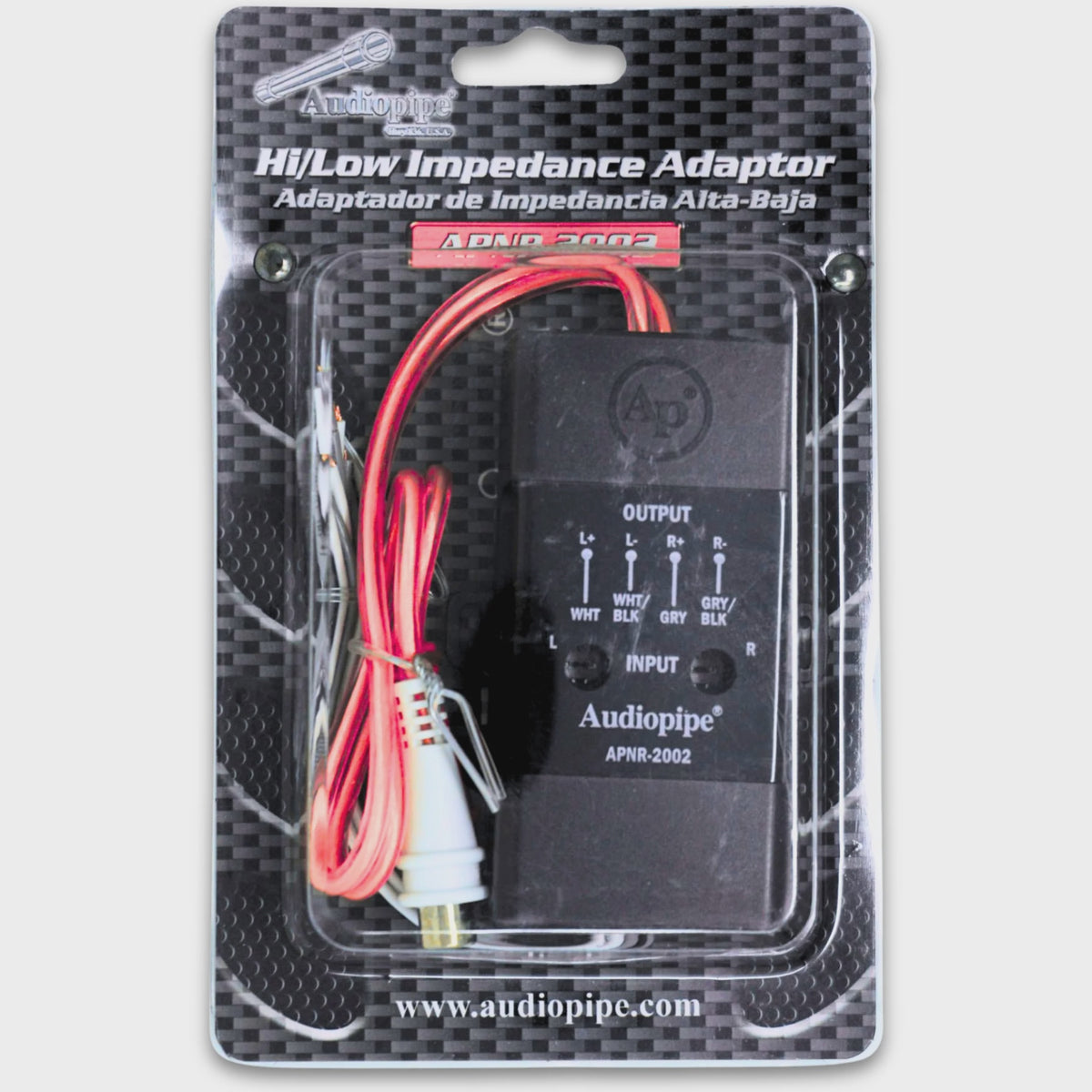 AUDIO PIPE Adaptor HI/LOW APNR-2002 Impedance