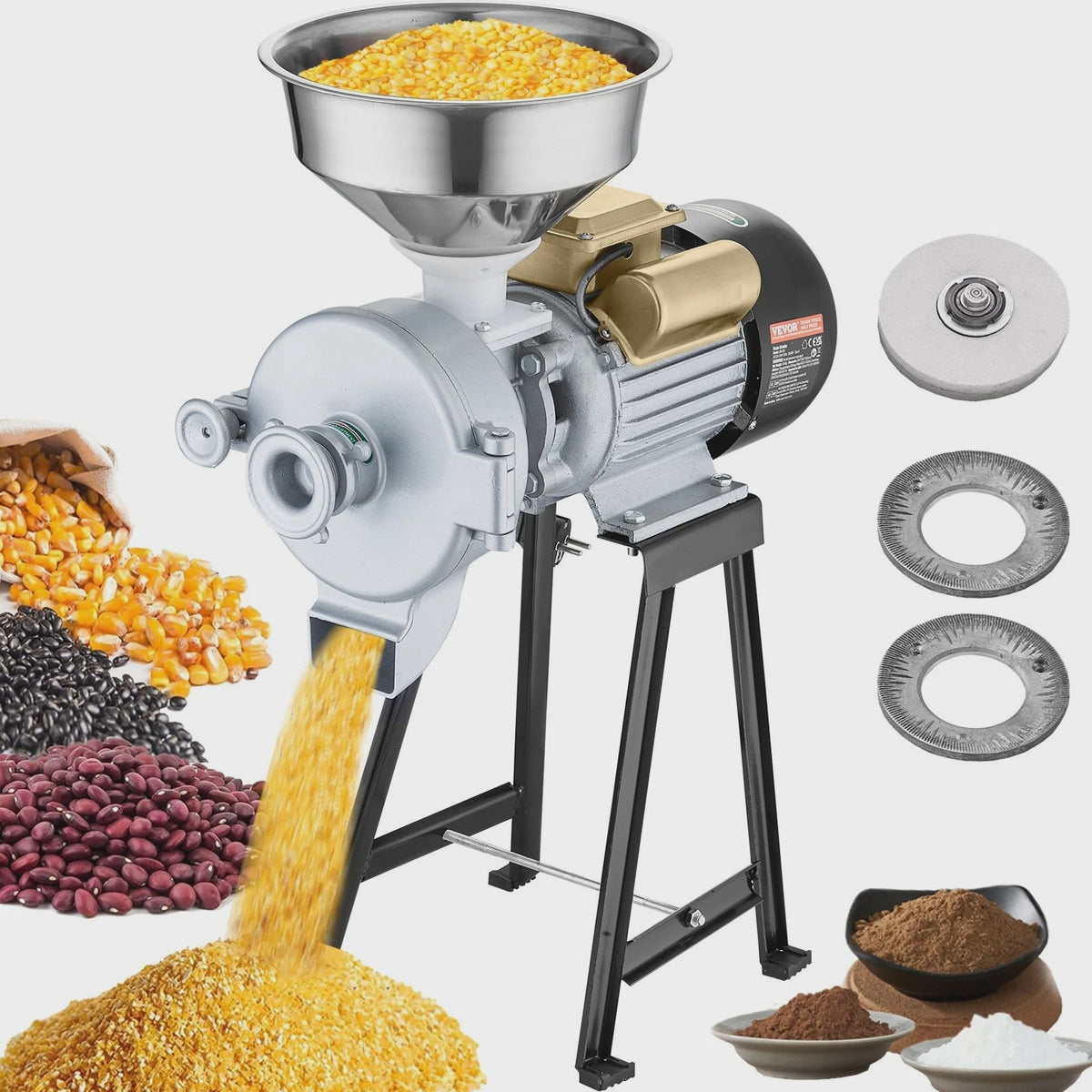 VEVOR Mill Grain Spice Grinder GM-002 Electric 110V 3000W