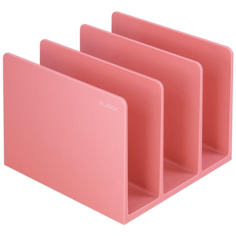 DELI Stationery Book Stand Holder Nu Sign NS006 Pink 3-SPACE
