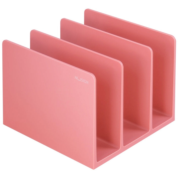 DELI Stationery Book Stand Holder Nu Sign NS006 Pink 3-SPACE