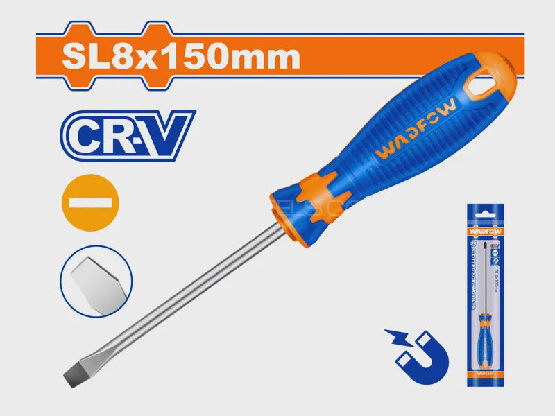 WADFOW Screwdriver Flat WSD1986 SL8 X 150MM