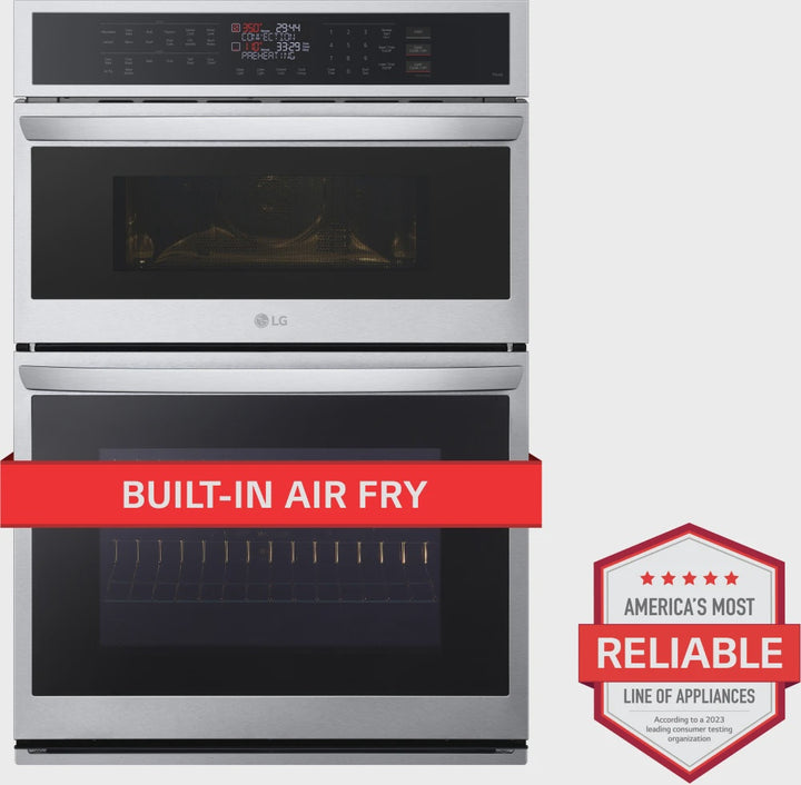 LG Stove Oven WCEP6423F Double IN-WALL Electric with Convection and Air Fryer