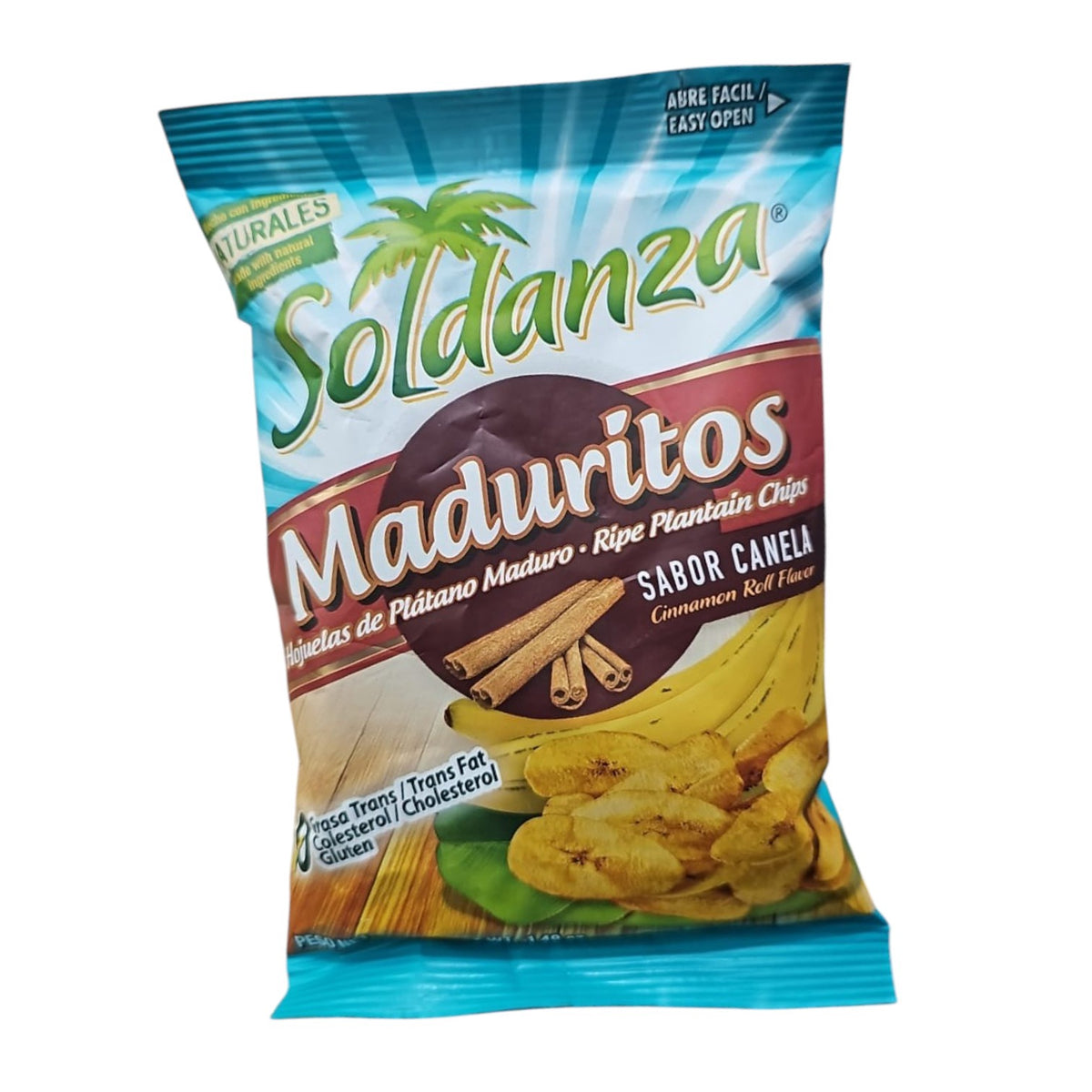 SOLDANZA Snacks Maduritos Cinnamon Ripe Plantain Chips 42G