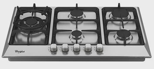 WHIRLPOOL Stove Counter Top WP3040S 5 Burner 30" 1Y